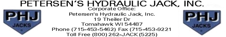 Petersen's Hydraulic Jacks and Petersen's Hydraulic Jack Repair