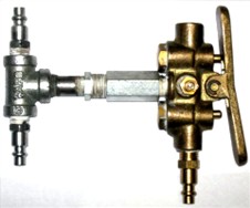 Double Air Valve for 10 Ton Barrel Jacks